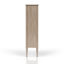 Table ronde extensible avec 4 chaises blanches Ladderback
