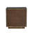 Arvetta Wood Two Door Storage Cabinet with Glass