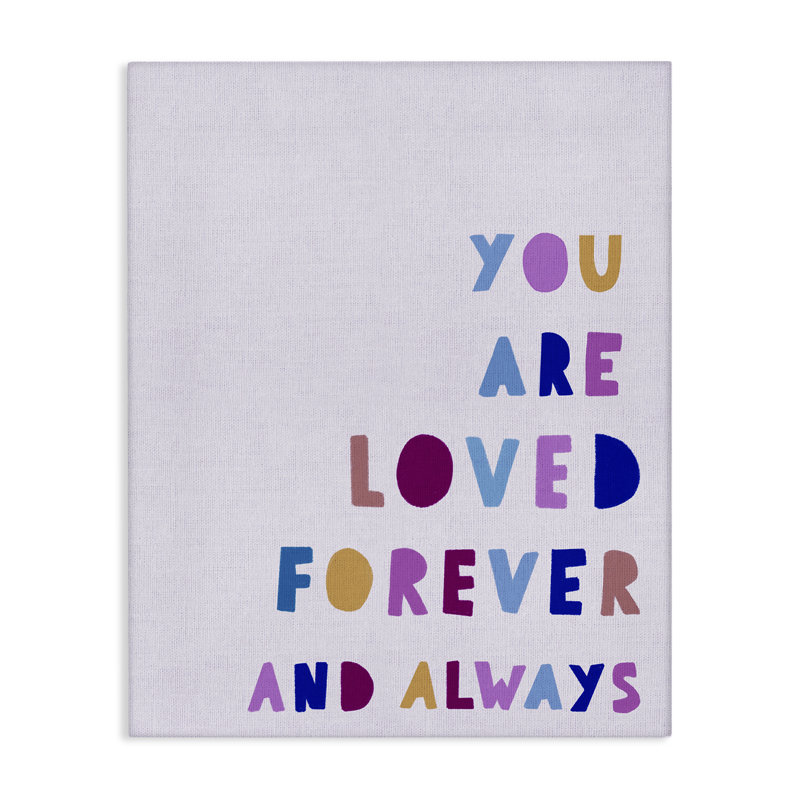 «You Are Love Forever», conception par Leah Straatsma, H 30 po x l 24 po