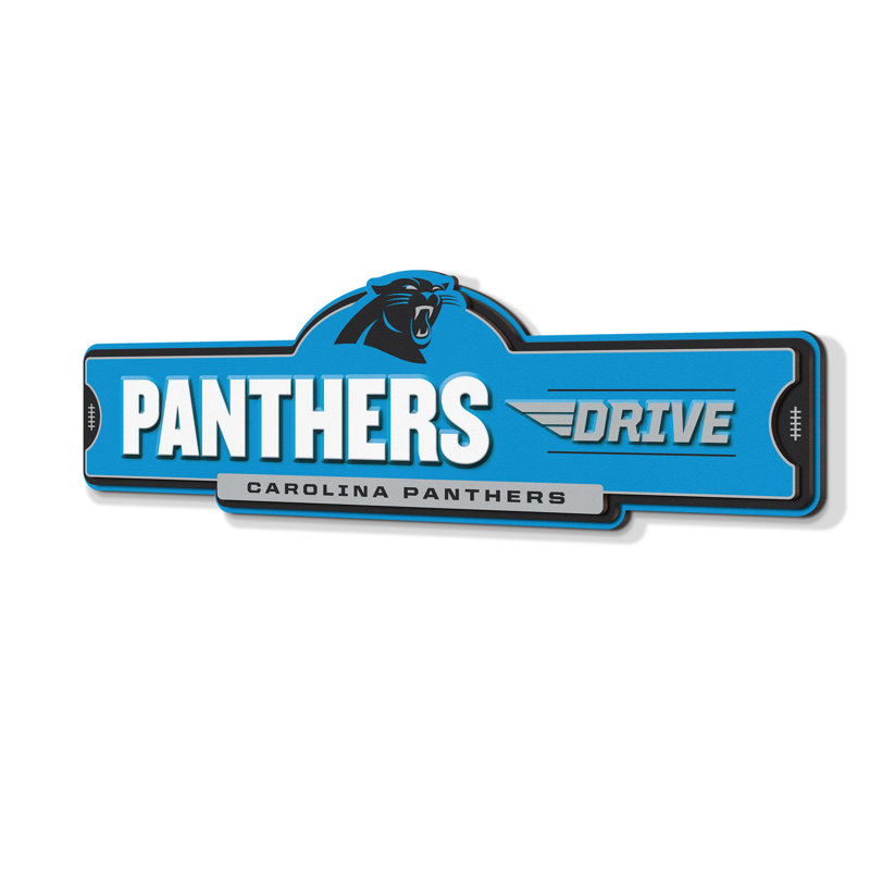 NFL Carolina Panthers Street Sign