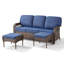 Canapé d'extérieur en osier avec coussin en T et repose-pieds-1165915845-1165915844
