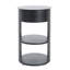 Ensemble de tables d'appoint style rétro naturel-322889655