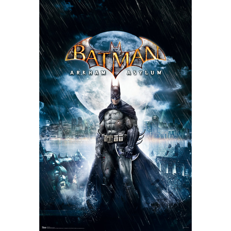 Arkham d’asile, impression sur papier key