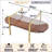 Oval Glass Coffee Table-159074054-159074055