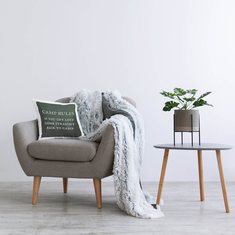 Polyester Throw Square Pillow Cover & Insert