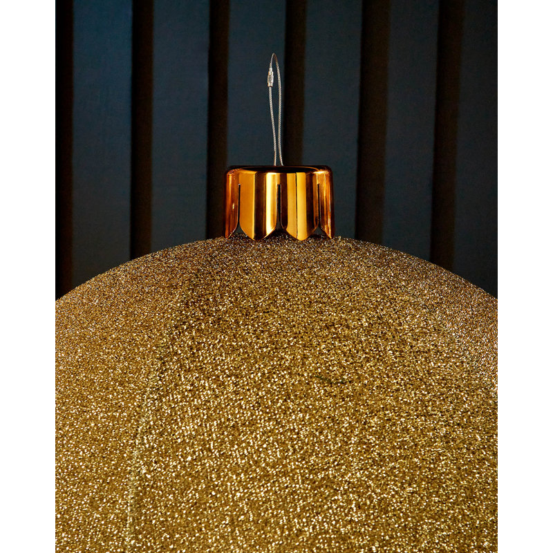 PVC Bauble, 66.04cm H x 66.04cm W x 66.04cm D, Gold