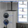 12" Wall or Ceiling-Mount Ultra Thin Rainfall Shower Head 2.5 GPM