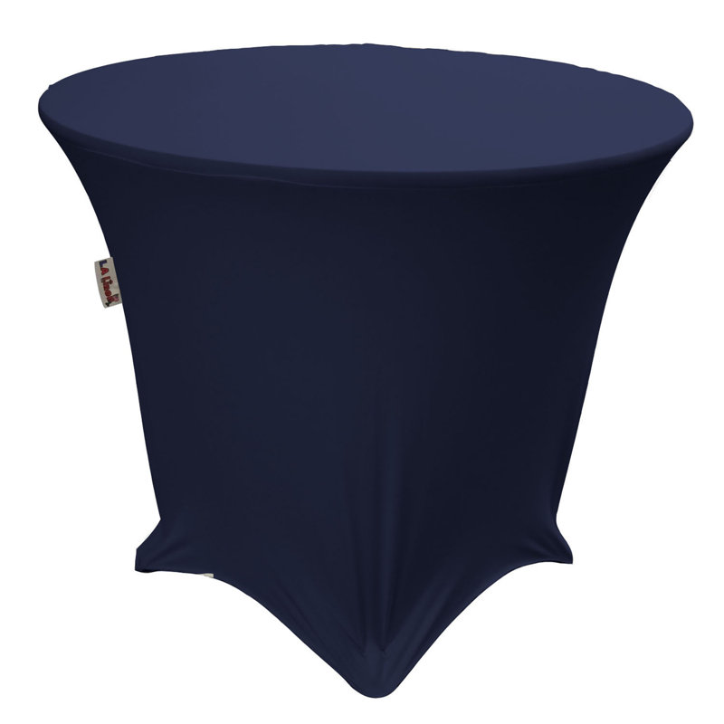 Nappe Spandex, R 48 po x H 30 po, Bleu marine