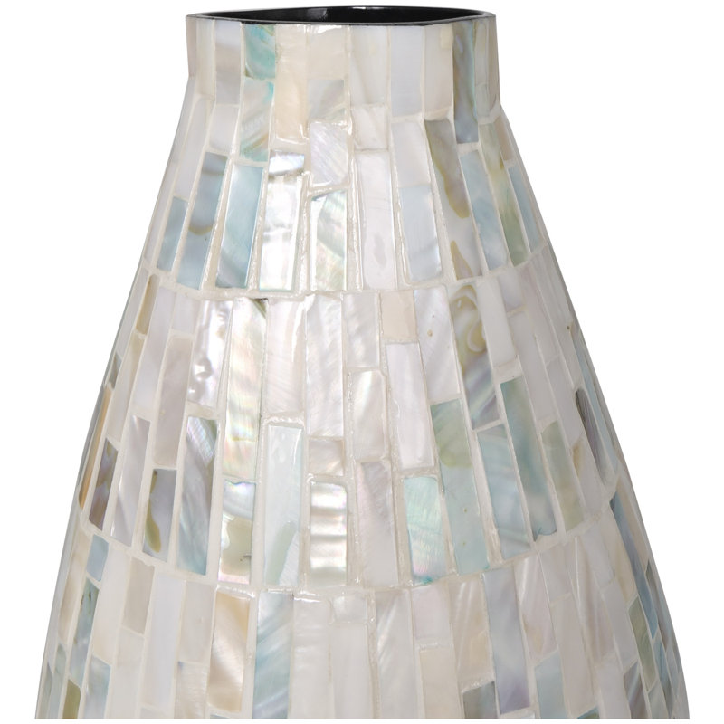 Vase de table Lilou, H 18,7 po x l 8,3 po x P 8,3 po