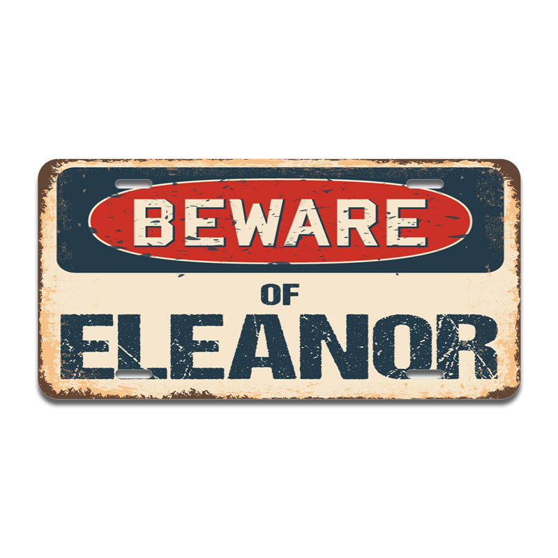 Cadre en aluminium «Beware of Eleanor»
