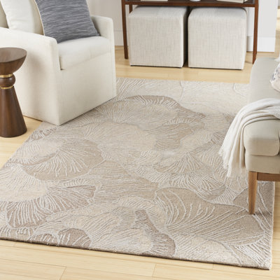 Derena Floral Handmade Area Rug