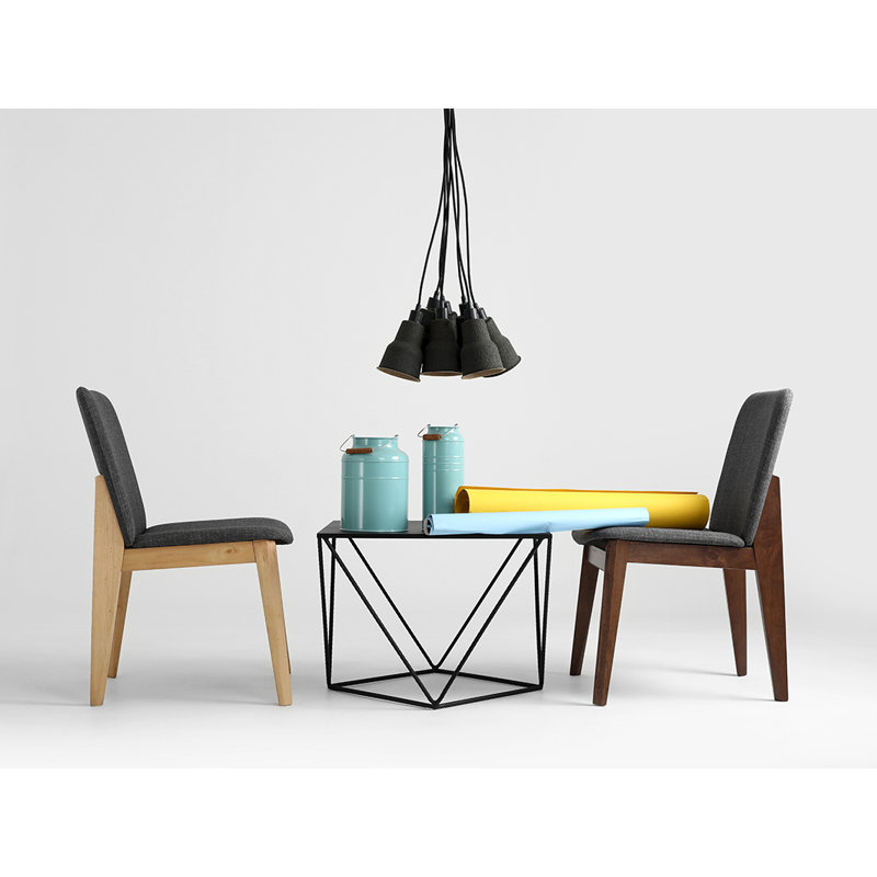 Ramsha Frame Coffee Table, H55 x L55 x W55cm, Black