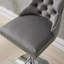 Tabourets de bar pivotants en velours Anley-115169308