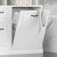 Armoire de rangement de salle de bain avec panier inclinable