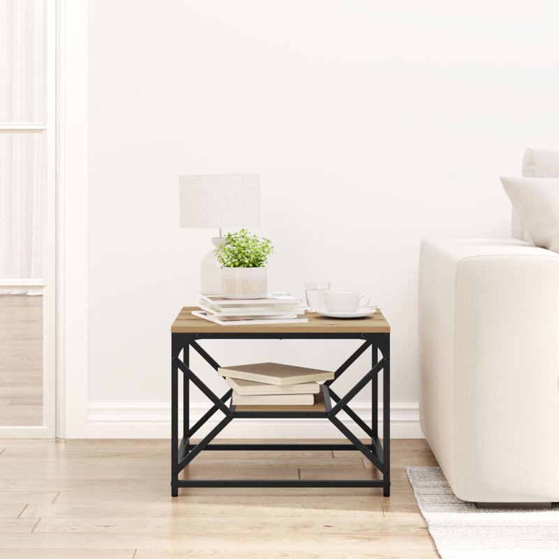 Coffee Table with Storage, Artisan Oak
