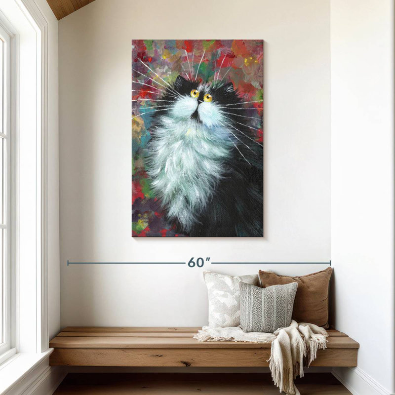 Chat Brampt zen, H 45 po x l 30 po