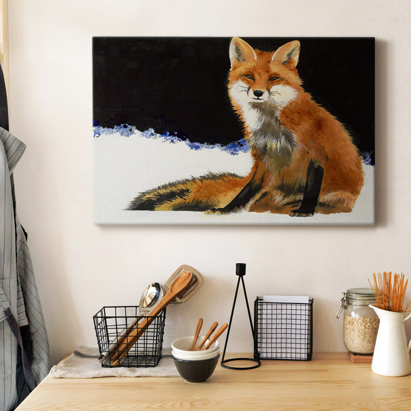Toile tendue avec châssis Fox Premium Gallery, H 8 po x l 12 po