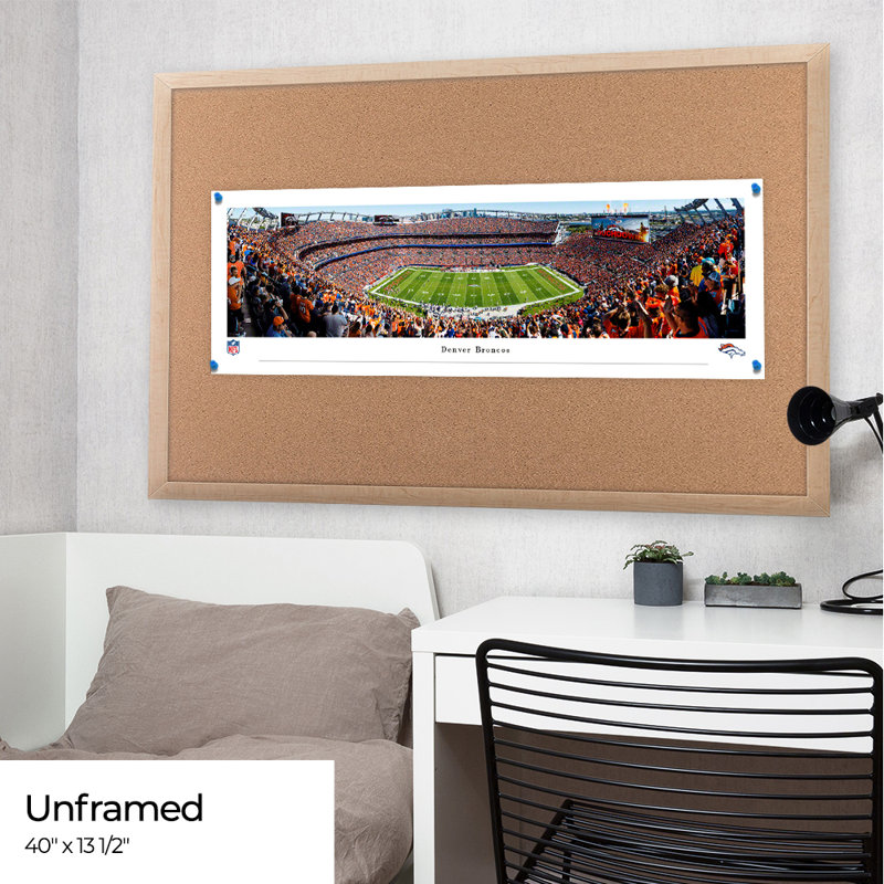 Denver Broncos Panoramic Print on Paper