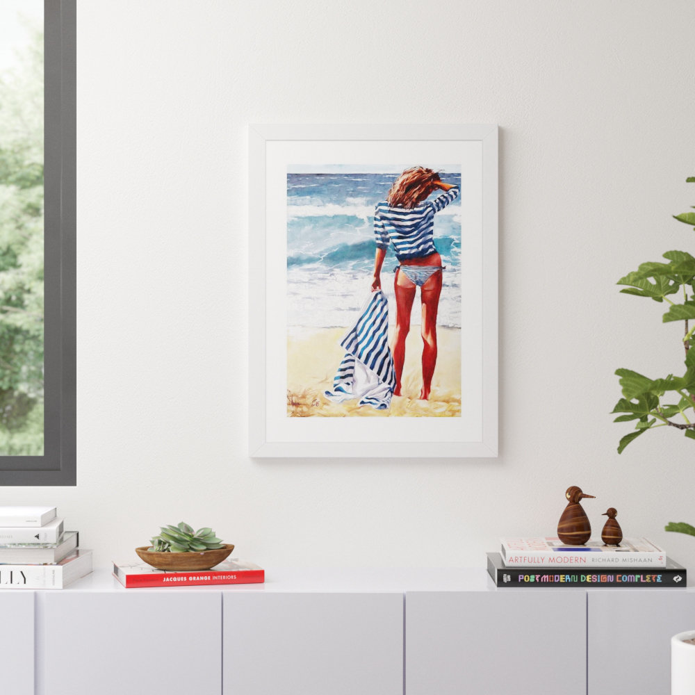 " Striped Saturday " by Igor Shulman East Urban Home