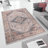 Tiled Border Area Rug