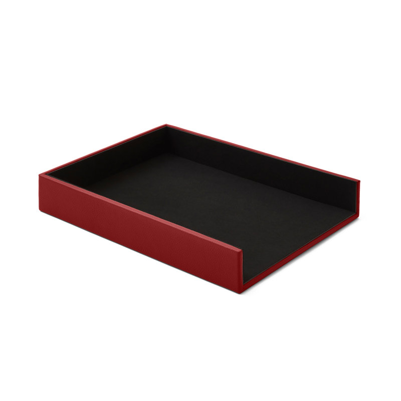 Sergent Leather Paper Organiser, Ferrari Red