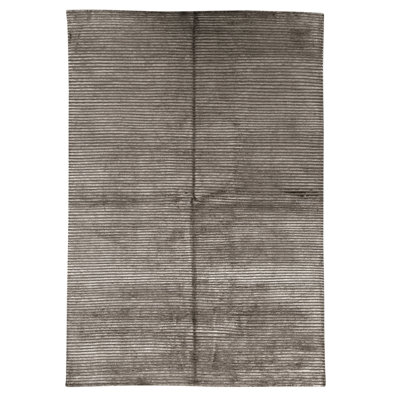 High-Quality Hand-Knotted Silver Area Rug