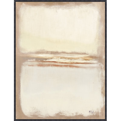 Desert View 1' Framed Print on Canvas