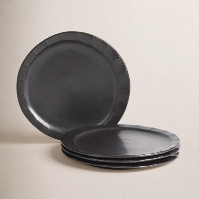 Stone Lain Oasis 4-Piece Dinner Plate Set Stoneware
