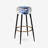 Cobalt Blue Lace Medallions Victorian Pattern - Floral Bar Stools Set Of 2