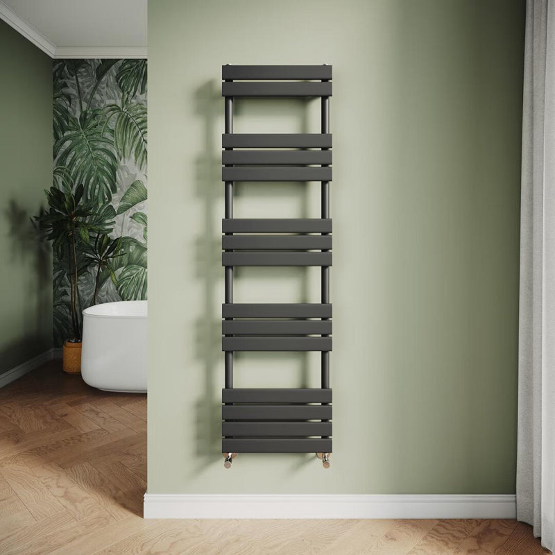 Caprece 15 Wall Towel Rack, Matte Black