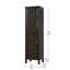 Armoire de rangement pour salle de bain 24 pouces en chêne chocolat-1300493959-1300493960