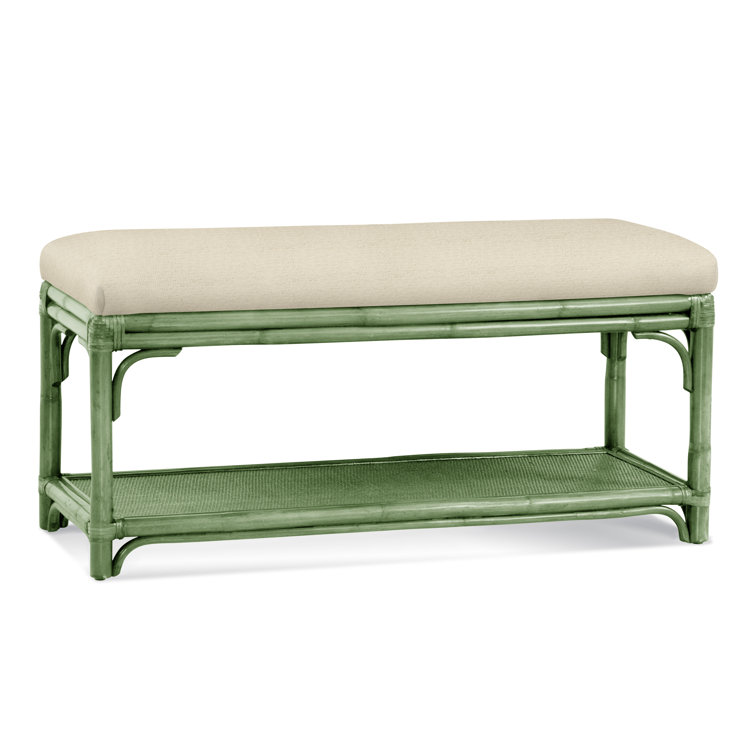 Banc de rangement en osier Summer Retreat