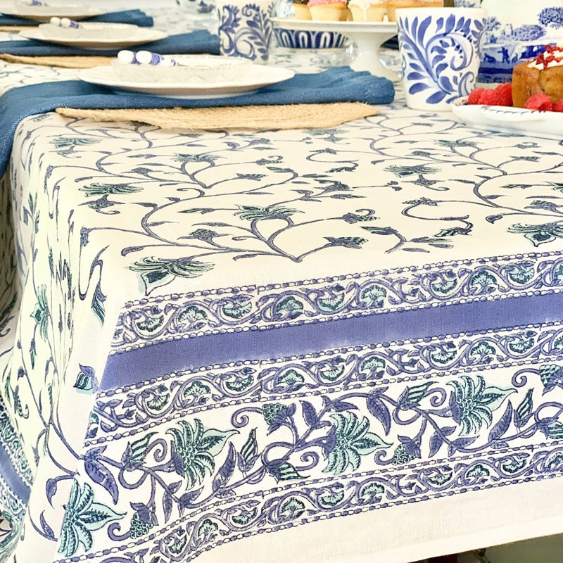 Green Ivy Square Tablecloth, 60" Square