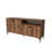 Stylish Console Table, Walnut Color, 63.0 x 30.6 x 15.7 inches | 100% Melamine Coated Chipboard, 16.0-inch Leg Height | Multiple Shelves, Wall-Mountable, Durable Plastic Legs | Perfect for Living Room & Entryway Decor-1856921895
