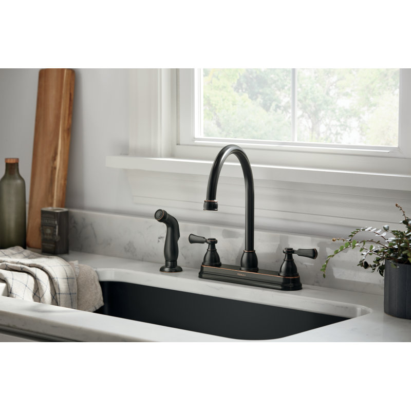 Peerless Elmhurst Kitchen Faucet with Side Spray, Oil Rubbed Bronze