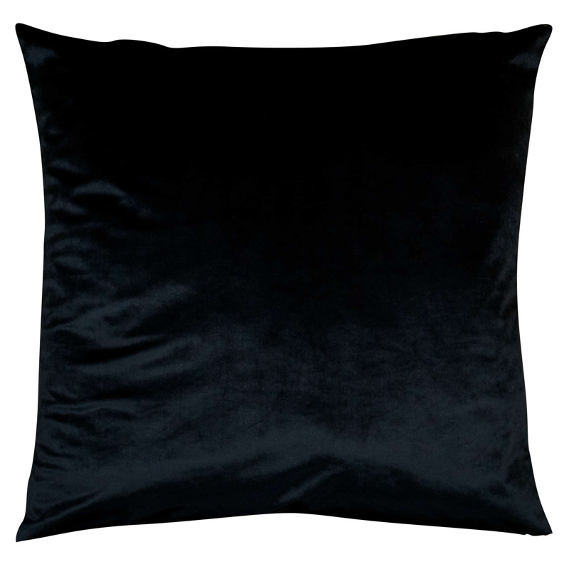 Black Cushion, Synthetic filled, 58x58cm