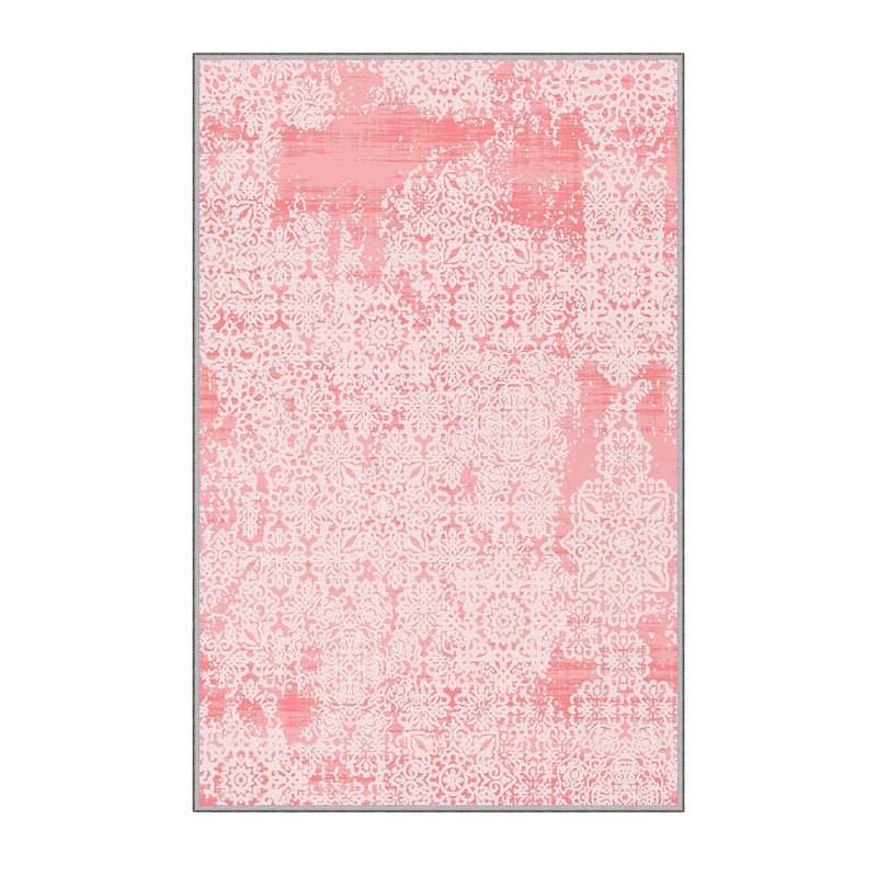 Premium Hall Carpet, 2.6 x 9.8 ft, 100% Polyester, 0.3 in Pile Height | Antibacterial, Non-Slip PVC Felt Dot Underside | Machine Washable, 3D Digital Printing | Durable & Stylish for Home Décor