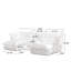 Canapé modulaire en U avec 2 repose-pieds Evelyn-278983074-280861748