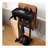 Black Portable Garment Rack,Clothes Valet Stand With Storage Organizer
