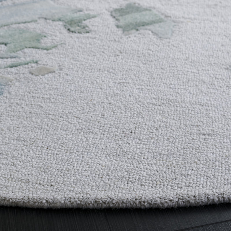 Jazzlin Hand Tufted Performance Abstract Rug, Round 6'