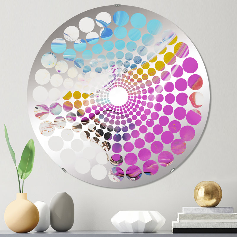 Alexxandra Circle Mirror, 23.6" x 23.6"