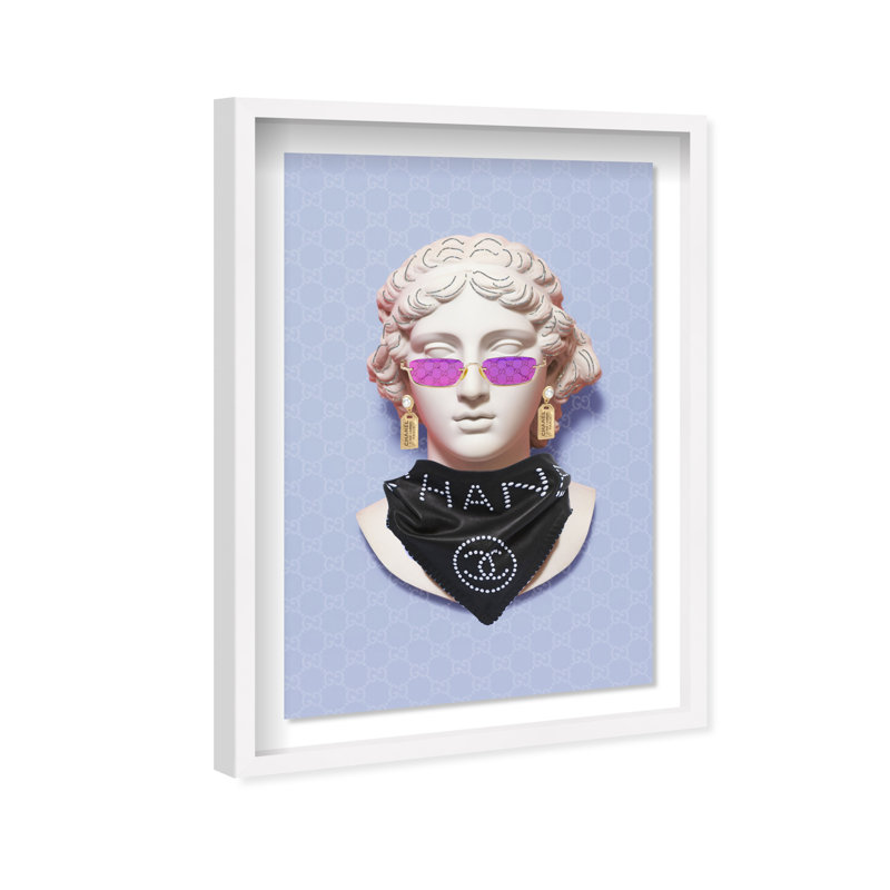 Interpretation III Canvas Fashion Print by Oliver Gal, 16.5"H x 11.5"W, White Frame