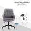 Chaise de bureau en lin