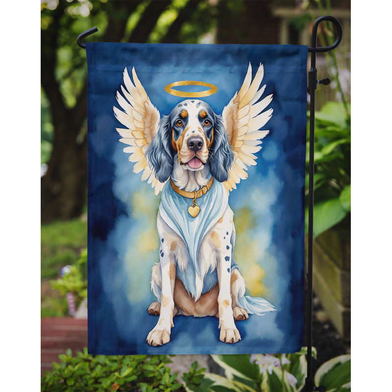 Setter anglais drapeau de jardin mon ange