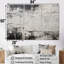 «Abstract Lunar Surface III - Tachism», art mural abstrait-1793443016-1793443019