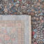Tapis oriental en polyester tissé à la machine en bleu / noir-70812961