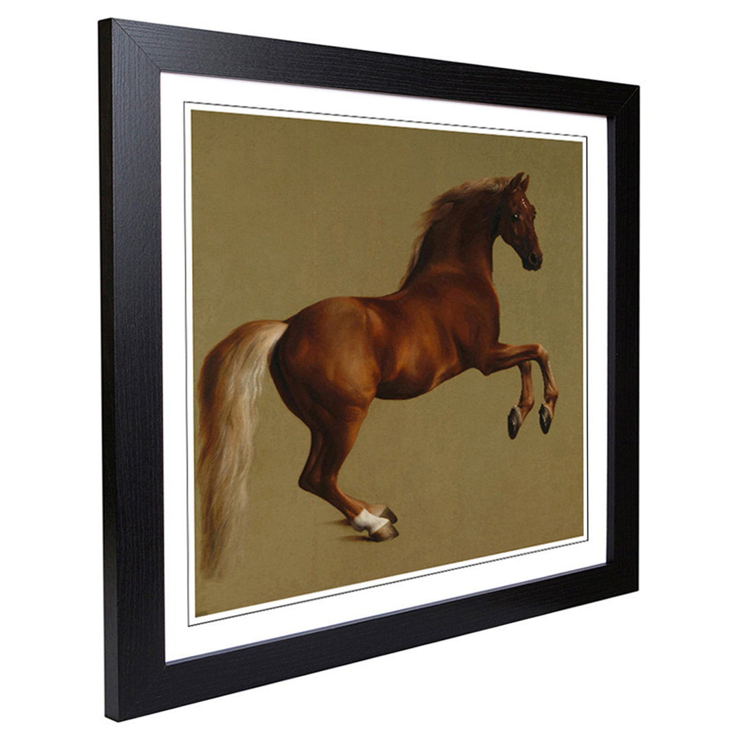 Whistlejacket Horse by George Stubbs - Framed Print