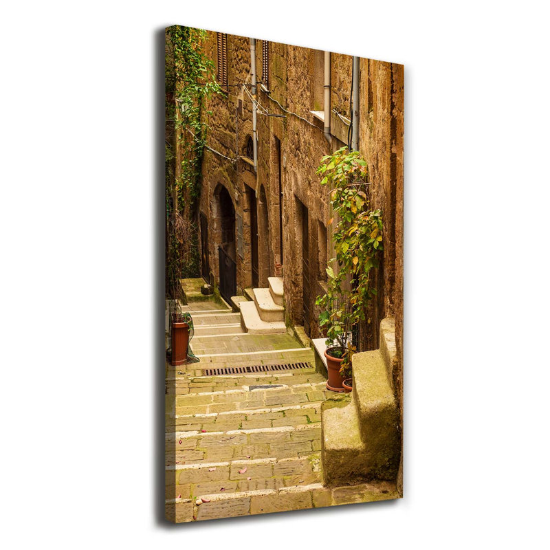 Italian Streets - Wrapped Canvas Print