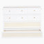 Lit escamotable double avec grands tiroirs, blanc-2096511403
