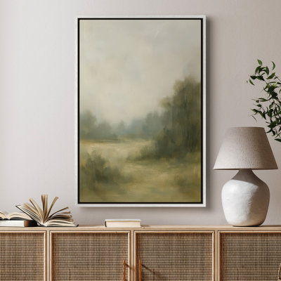 Framed Canvas Wall Art, Vintage Abstract Wall Canvas Prints 16"x24"